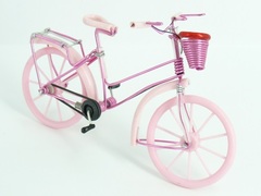 Miniature Bicycle Lady